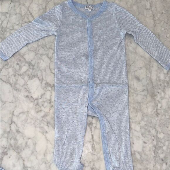 Splendid Blue Striped Kids Footie Bundle - Picture 4 of 6